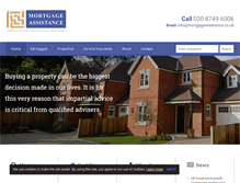 Tablet Screenshot of mortgageassistance.co.uk